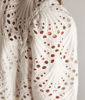 Picture of GRAZIA WHITE EMBROIDERED COTTON MINI DRESS